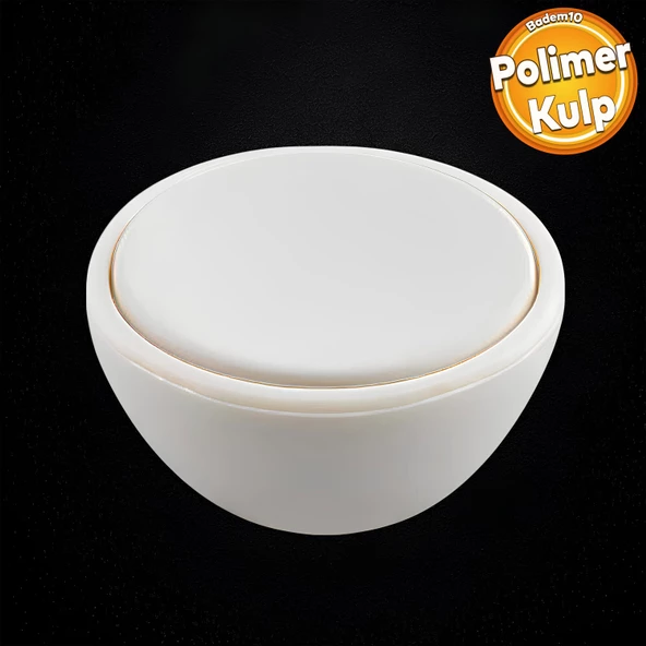 Piyano Polimer Düğme Kulp İçbükey Mat Aytaşı Dolap Mobilya Mutfak Dolabı Çekmece Kulpu Kulbu