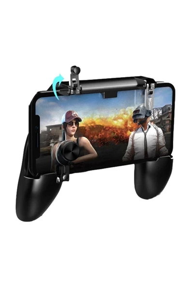 W11 Plus Pubg Oyun Konsolu Ateşleyici Tetik Ve Yönlendirme Joystick Standlı Gamepad A+ Quality