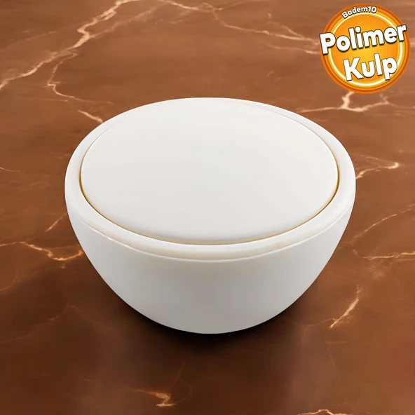Piyano Polimer Düğme Kulp DışBükey Mat Aytaşı Dolap Mobilya Mutfak Dolabı Çekmece Kulpu Kulbu