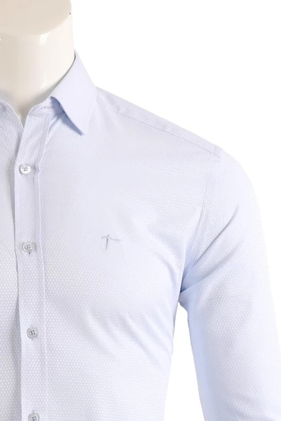 Slim Fit Erkek Gömlek - 5