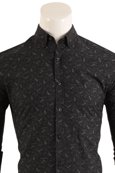 Slim Fit Erkek Gömlek - 3