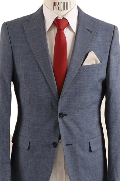 Slim Fit Erkek Takım Elbise - 4