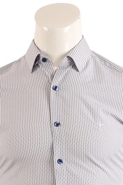 Slim Fit Erkek Gömlek - 4