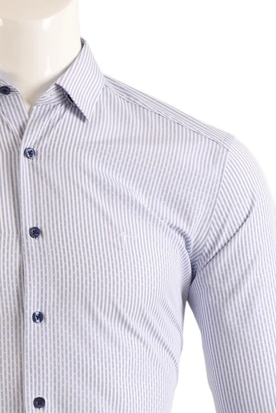 Slim Fit Erkek Gömlek - 9