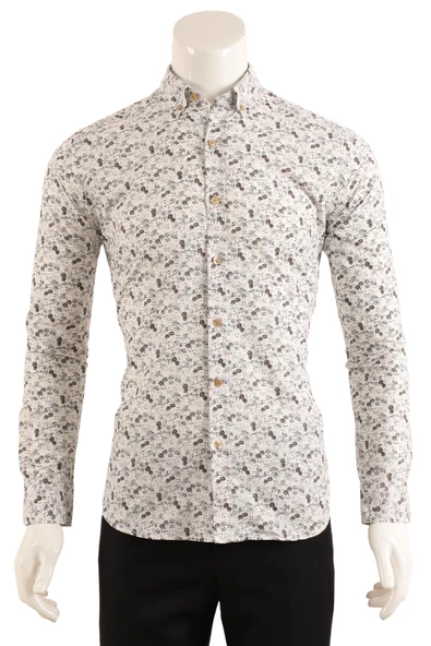 Slim Fit Erkek Gömlek - 6