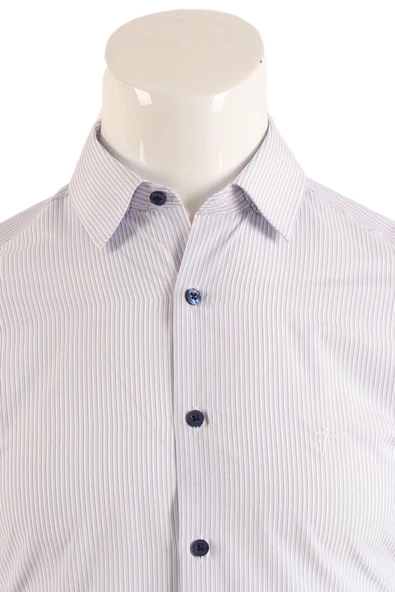 Slim Fit Erkek Gömlek - 8