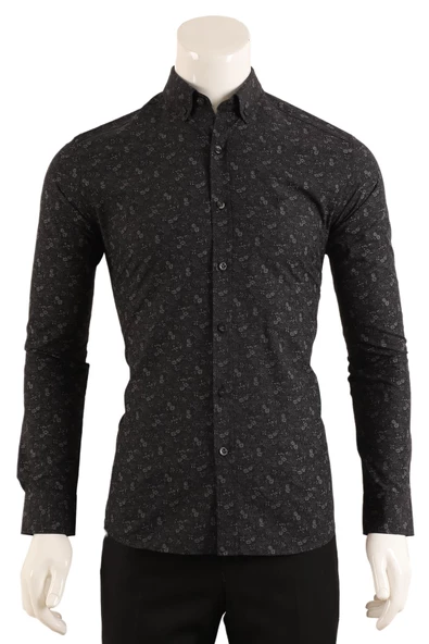 Slim Fit Erkek Gömlek - 2