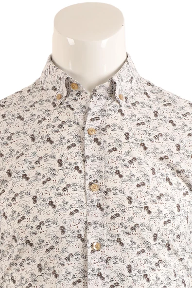 Slim Fit Erkek Gömlek - 8