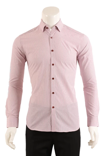 Slim Fit Erkek Gömlek - 10