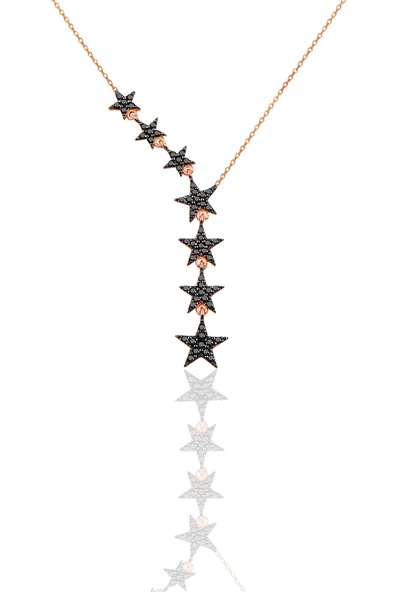 Kuyruklu yıldız onix taşlı kolye SGTL3512 ürün görseli 1