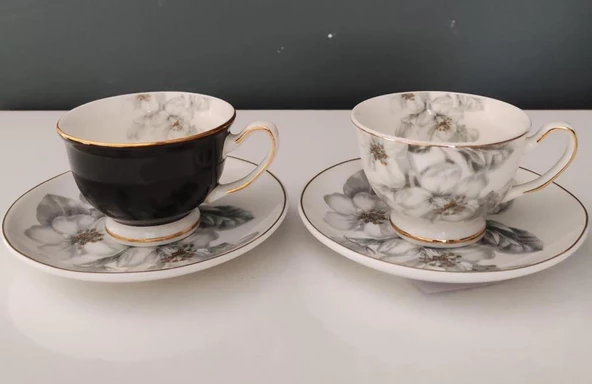 STAR DEKOR HARMONİA BONE 2 Lİ KAHVE FİNCANI SETİ