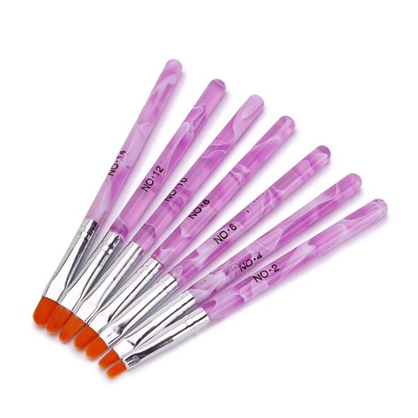 Jel Tırnak Fırça 7li Set - 2