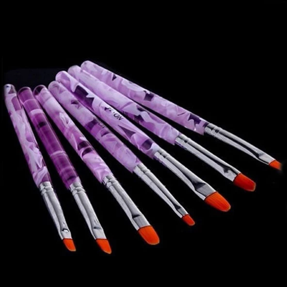 Jel Tırnak Fırça 7li Set - 3