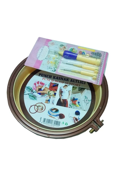 Panç (punch) Seti - Panç 3lü Iğne Ve Panç Kasnağı 2 Li Set - 2