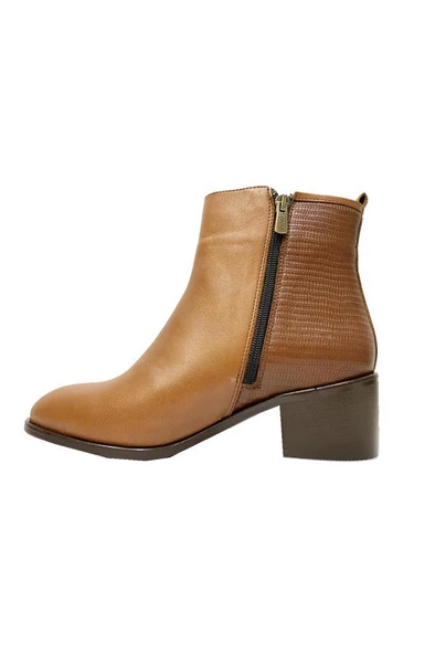 Fix 160 Hakiki Deri Anatomik Fashıon Kadın Bot - Resim 3