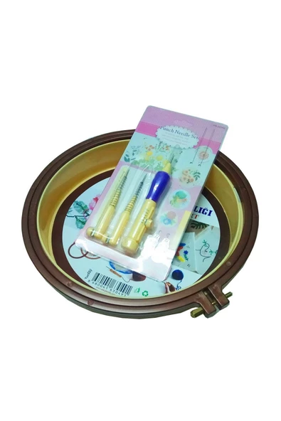 Panç (punch) Seti - Panç 3lü Iğne Ve Panç Kasnağı 2 Li Set