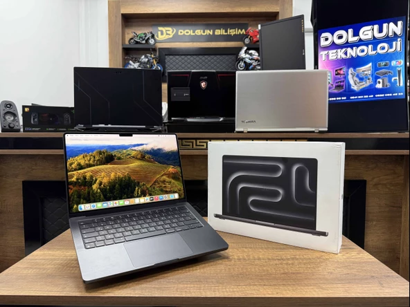 Apple MacBook Pro M3 Pro 18GB 512GB SSD macOS 14" Uzay Siyahı MRX33TU/A (İKİNCİ EL)