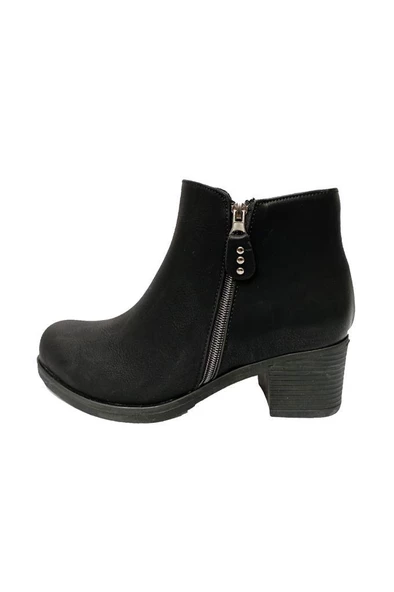 Fix 6012 Yağlı Deri Trend Fashion Kadın Bot - 3