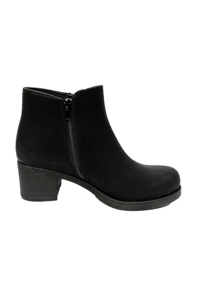 Fix 6012 Yağlı Deri Trend Fashion Kadın Bot - 2