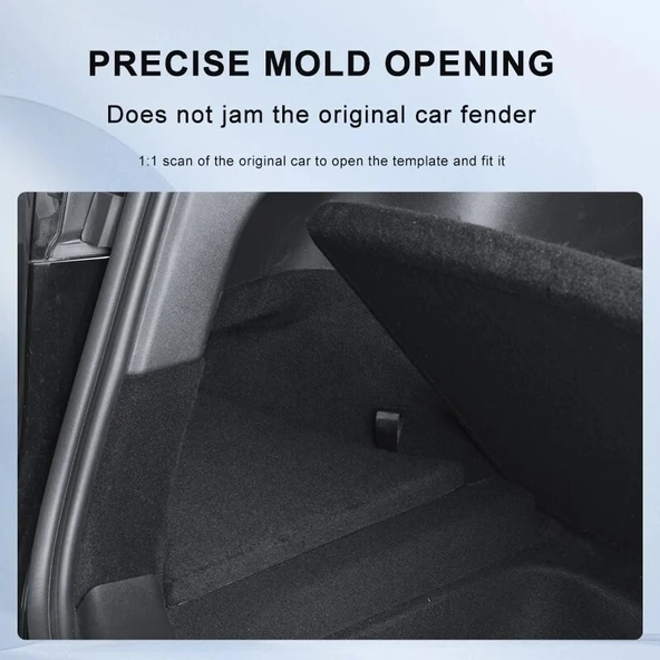 Cbtx Tesla Model 3 İçin 2 Pcs / Set Araç Bağışık Sağlık Sakım Kutusu, Framshıp Model, Style: Kapak - 5