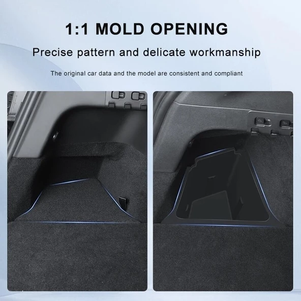 Cbtx Tesla Model 3 İçin 2 Pcs / Set Araç Bağışık Sağlık Sakım Kutusu, Framshıp Model, Style: Kapak - 4