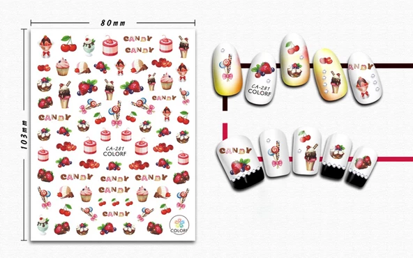 Tırnak Sticker - Resim 3