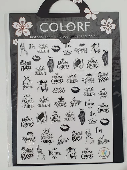 Tırnak Sticker - Resim 4