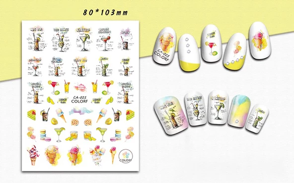 Tırnak Sticker - Resim 3