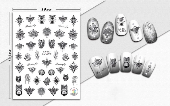 Tırnak Sticker - Resim 3