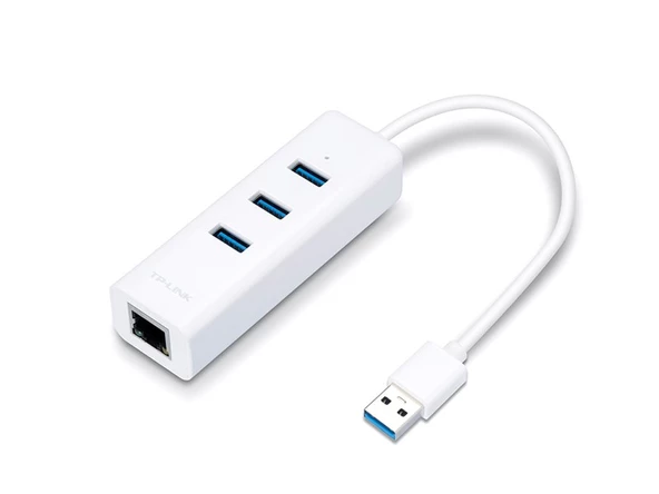 TP-Link UE330 USB 3xPort ve Gigabit Ethernet - 2