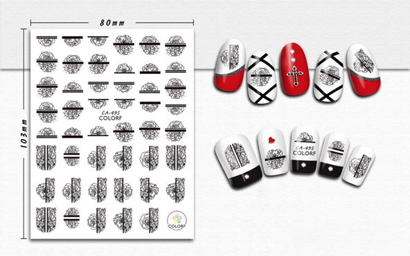 Tırnak Sticker - Resim 3