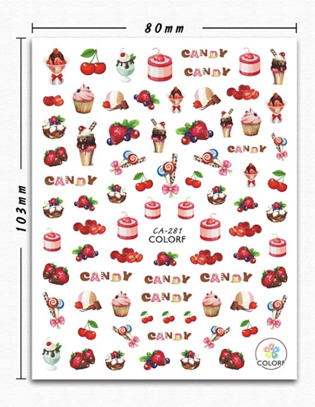 Tırnak Sticker ürün görseli