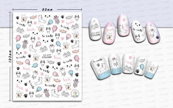 Tırnak Sticker - Resim 3