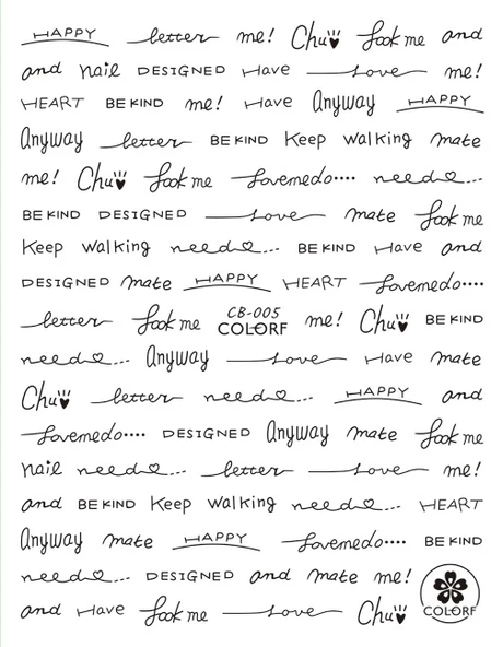 Tırnak Sticker ürün görseli