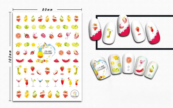 Tırnak Sticker - Resim 3