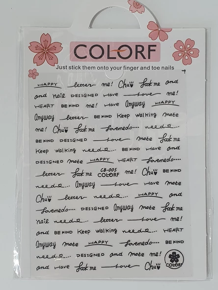 Tırnak Sticker - Resim 2