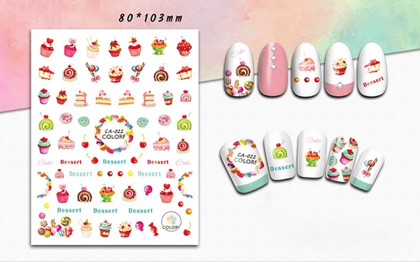 Tırnak Sticker - Resim 3