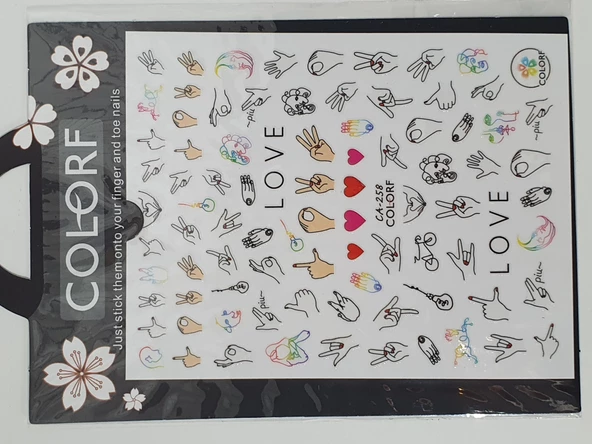 Tırnak Sticker - Resim 3