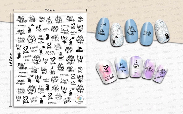 Tırnak Sticker - Resim 3