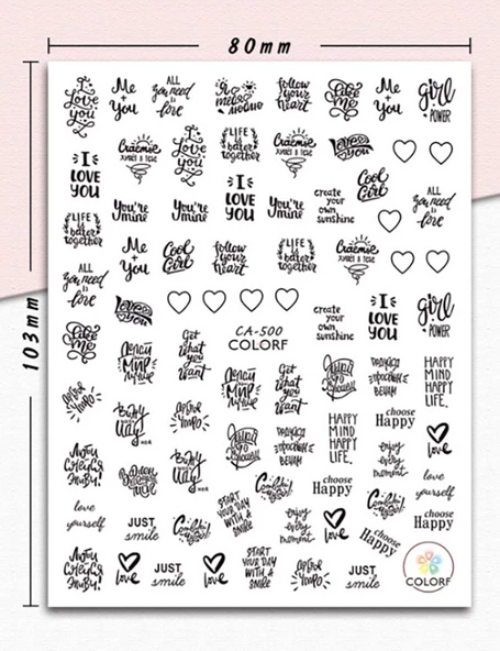 Tırnak Sticker ürün görseli