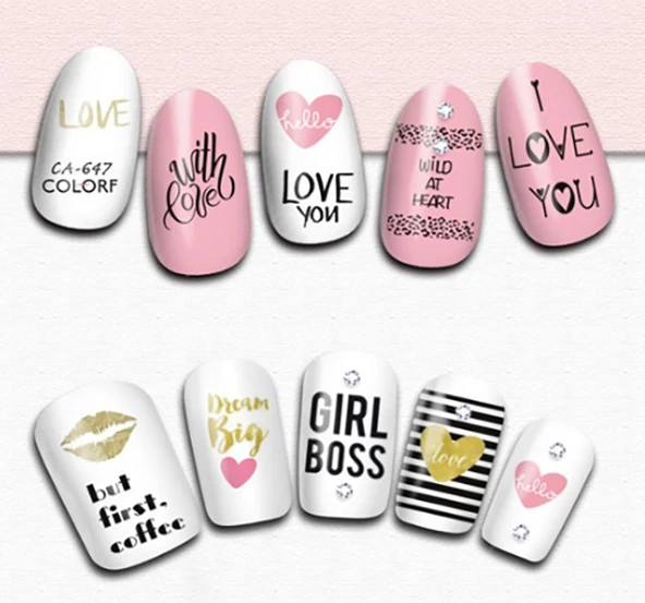 Tırnak Sticker - Resim 2