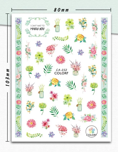 Tırnak Sticker ürün görseli