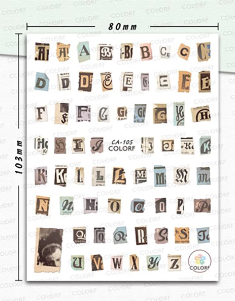 Tırnak Sticker ürün görseli