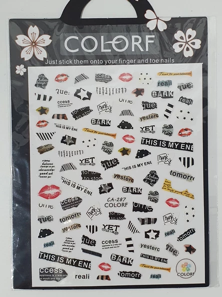 Tırnak Sticker - Resim 4