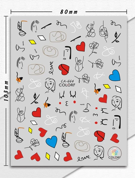 Tırnak Sticker ürün görseli