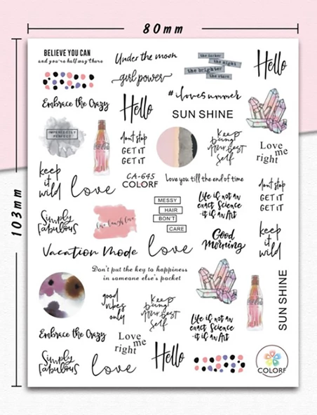 Tırnak Sticker ürün görseli