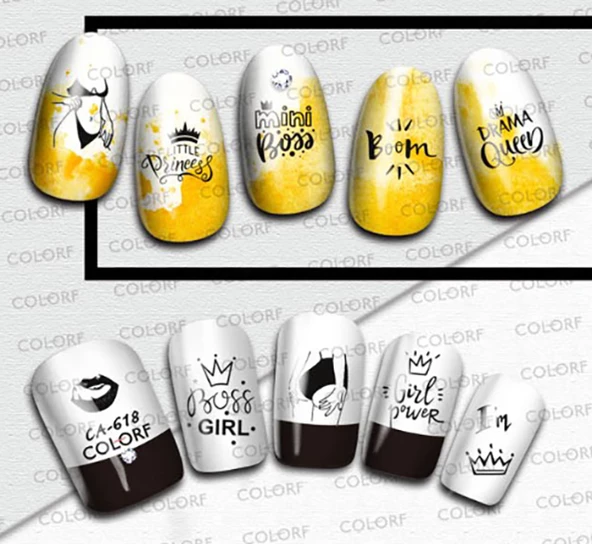 Tırnak Sticker - Resim 2