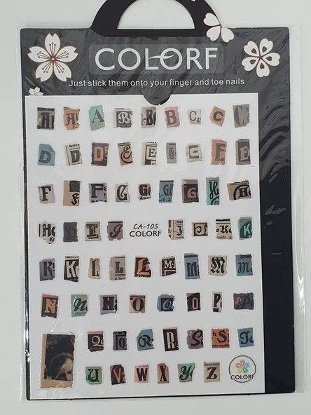 Tırnak Sticker - Resim 4