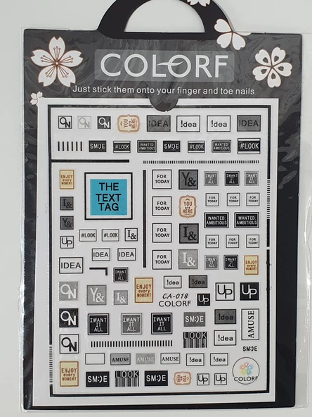 Tırnak Sticker - Resim 4