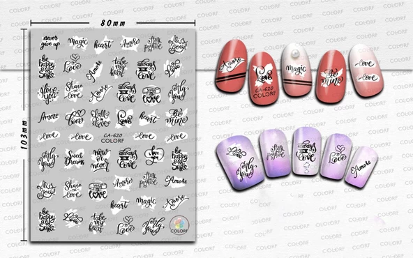 Tırnak Sticker - Resim 3